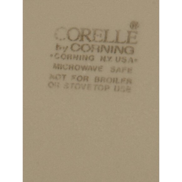 Corelle By Corning Calico Rose Floral Rim 3 Beige Dinner Plates 10.25 inch USA - Picture 4 of 6